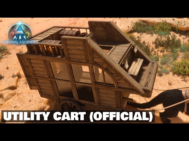 Frontier Utility Wagon Cart - OFFICIAL SERVER - Ark Survival Ascended Base Builds - ASA