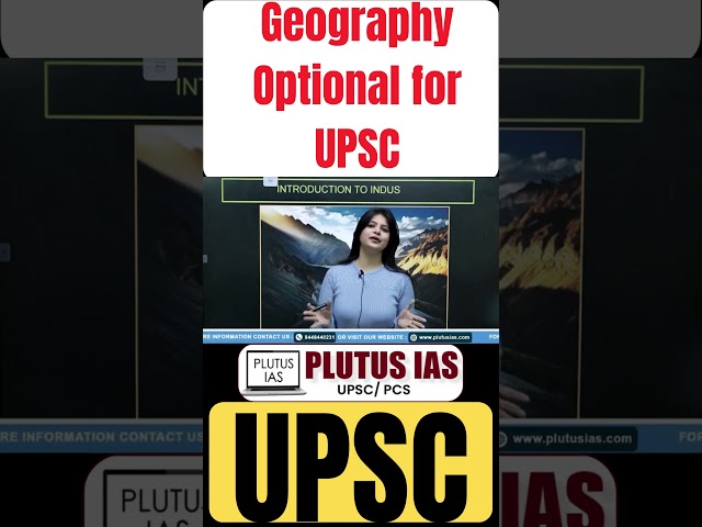 PLUTUS IAS | Indian Geography Lecture Series | Indus River System Explained | UPSC #CivilServices