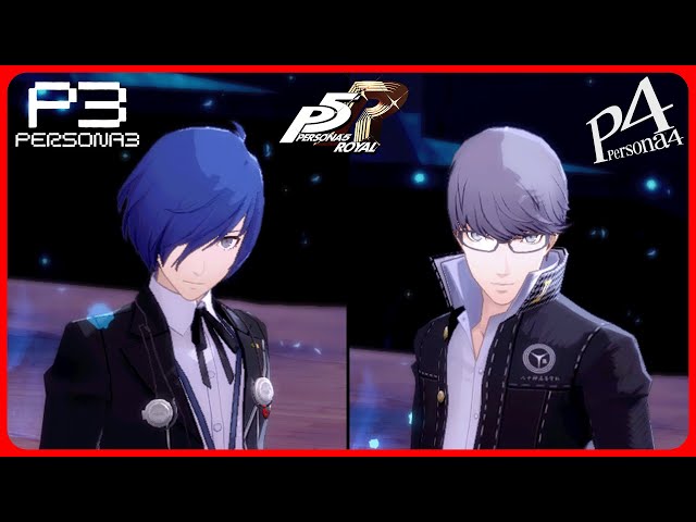 Makoto Yuki & Yu Narukami Boss Battles - Persona 5 Royal