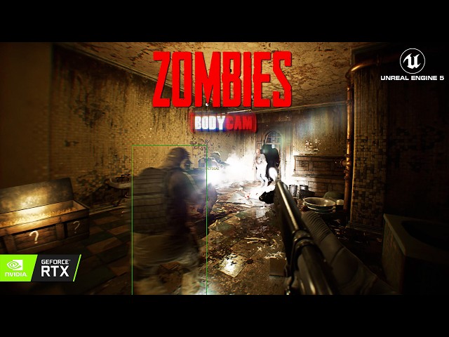 BODYCAM New Gameplay Mode | REALISTIC FPS Call of Duty Zombies in Unreal Engine 5