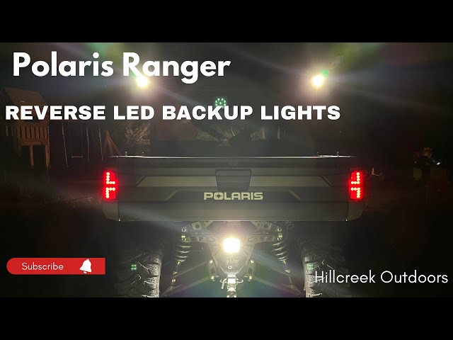 POLARIS RANGER XP 1000: Backup Reverse LED Light Install