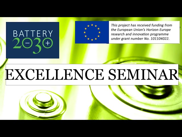 Battery 2030+ Excellence Seminar, Disordered rocksalt cathodes- as materials, Gerbrand Ceder