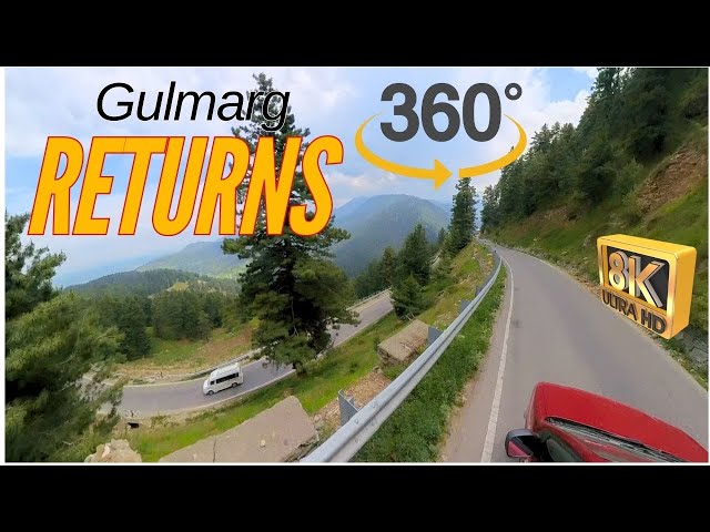 360° Scenic Road Trip from Gulmarg | Breathtaking Kashmir Landscapes