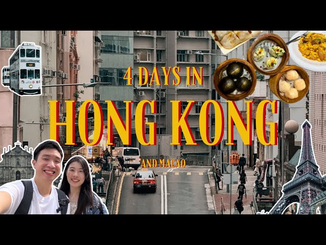 4 Days in Hong Kong (and Macau) 🇭🇰 | Local cafes, iconic spots & must-try foods 🍽️