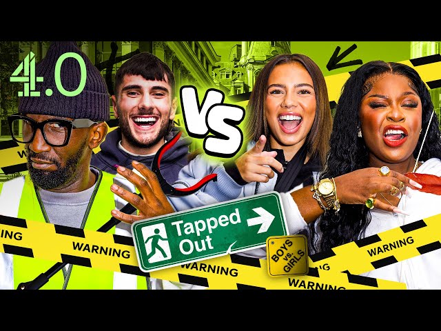 Tourists VS Pranksters Ft Nella, Specs, Danny & Tennessee | Tapped Out: Boys VS Girls | @channel4.0