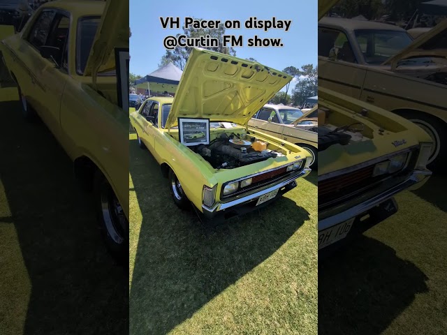 Original Valiant Pacer at Curtin FM 100.1 Car Show  in Perth