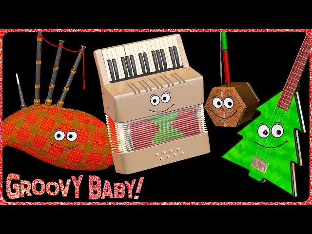 "Christmas Around the World!" – Baby Sensory Music Video – Holiday Medley with 37 Instruments