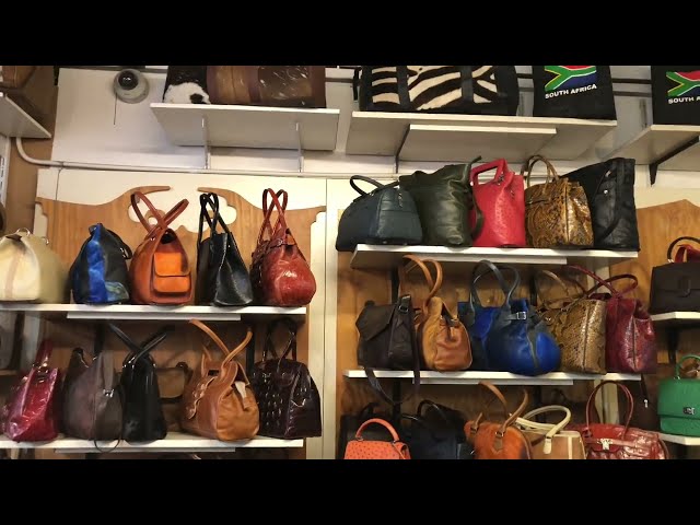 Animal Skin Bags in Rosebank Market