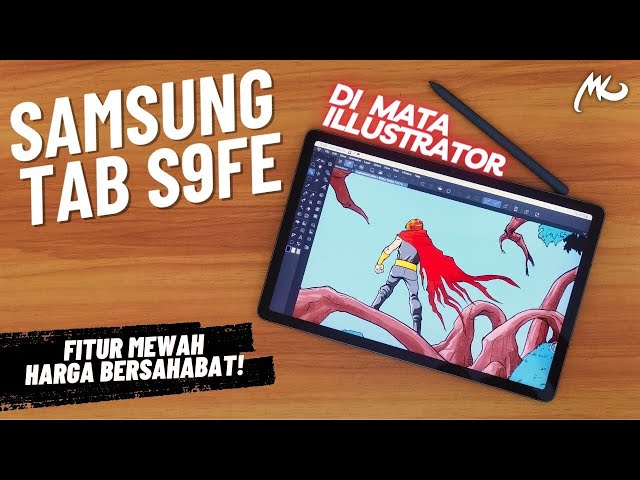 Samsung Tab S9FE di mata Illustrator #samsungtabS9FE