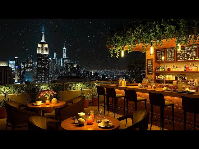 Night in New York City 🍷 Slow Piano Jazz Music – Relaxing and Soothing Background Tunes for Deep S..