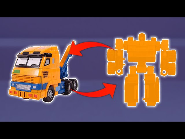 Why this little ORANGE transformer is so rare | stop motion review