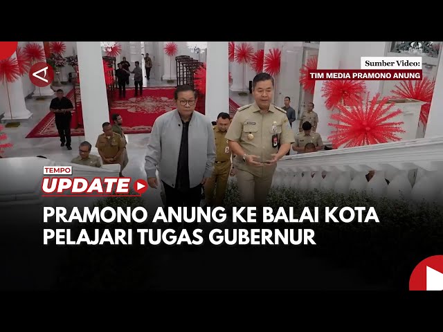 Pramono Anung Berkunjung ke Balai Kota Jakarta Sebelum Pelantikan, Pelajari Cara Kerja