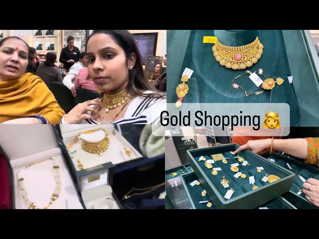 Lajpat Nagar central Market|| Gold Shopping👸| Aaj Kari Sari Gold shopping🥰| Rama krishna jewellers