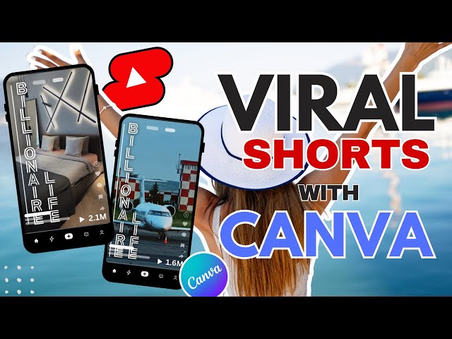 How to Create VIRAL Billionaire Lifestyle Shorts with Canva! | Canva for  Short Videos