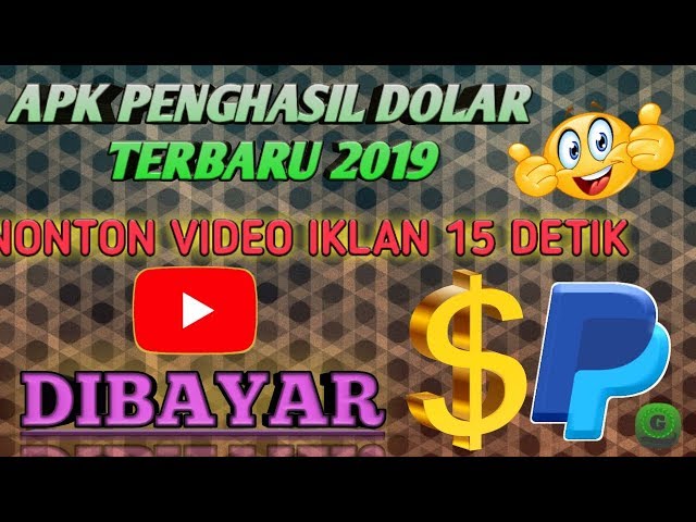 Aplikasi Penghasil Dolar Terbaru 2019 Minimal WD 1$ Via Paypal, #Aplikasi Penghasil Dollar