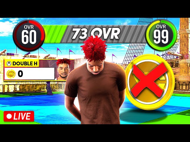 DAY 6 of 60-99 NO MONEY SPENT (FULL-STREAM) - Best 73 Overall Streaking in 3V3 PRO AM grinding VC!