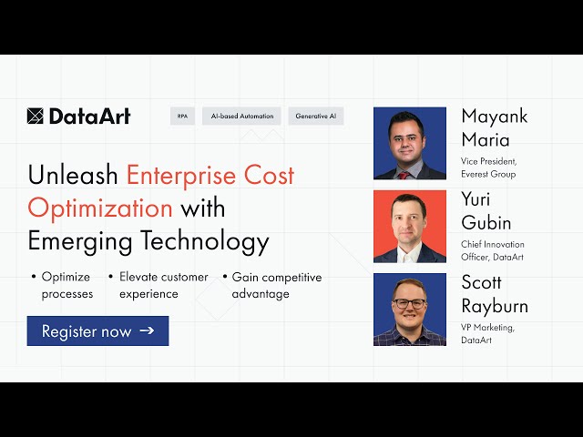 Enterprise Cost Optimization: How to Best Leverage Emerging Technology