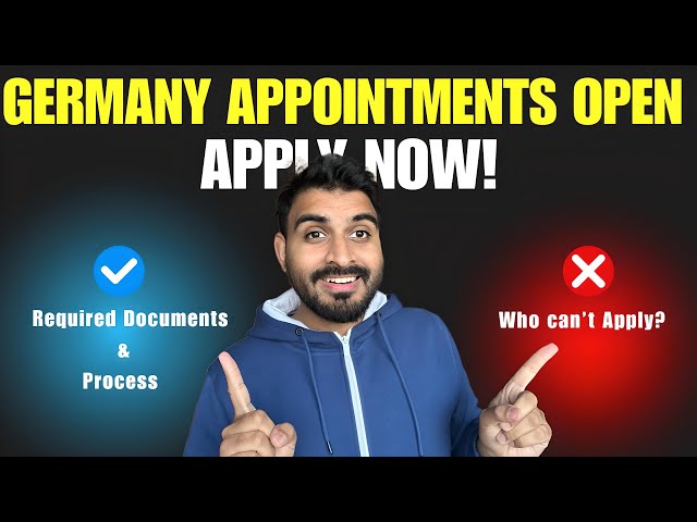 🚨 BIG LATEST UPDATE: GERMANY STUDY VISA APPOINTEMENTS 2025! APPLY NOW!!🇩🇪🎓