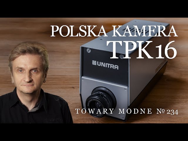 Polska kamera telewizyjna TPK16 [TOWARY MODNE 234]