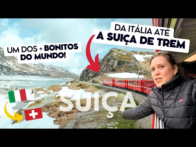 Da Itália para a Suíça no famoso trem Bernina Express: como é, quanto custa e vale a pena?