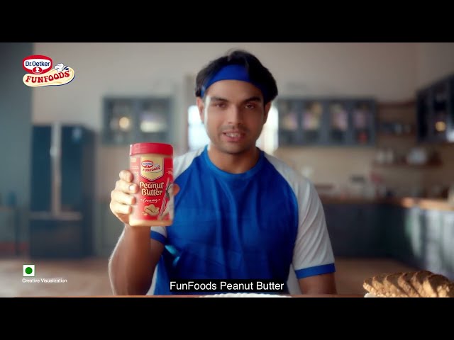 Neeraj Chopra’s Din ka Strong Start with FunFoods Peanut Butter