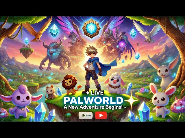 Live: Palworld – A New Adventure Begins! 🌟