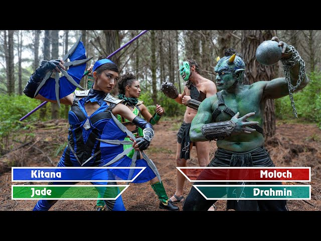 Kitana and Jade vs Moloch and Drahmin | Mortal Kombat (2025)