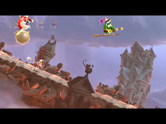 Rayman Legends (4 Players) #54 Living Death Party: Grannies World Tour