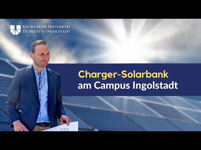 Solarbank: Smartphones nachhaltig laden am Ingolstädter Campus der KU