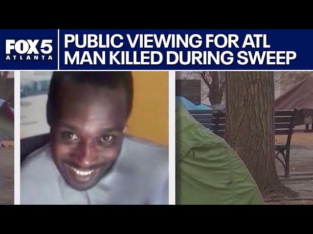 Cornelius Taylor public viewing: Atlanta man killed during homeless encampment sweep | FOX 5 News