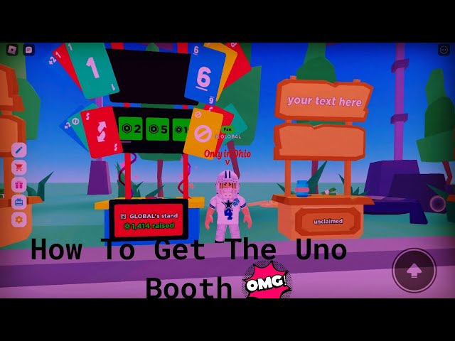 How To Get The Uno Booth In PLS DONATE ?