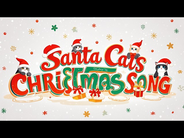 Meow Woof - Santa Cats Christmas Song #cat #ai #christmas #xmas  #motivation #philosophy #cats