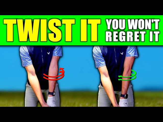 Start Your Left Arm Like This. You Will Flush It!! (Golf Swing Cheat)