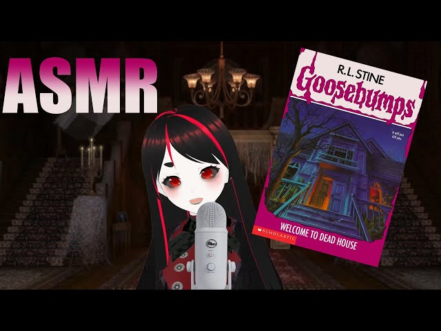 [ ASMR VTuber ] Reading Goosebumps ( Layered sounds, Rain, Fireplace  )