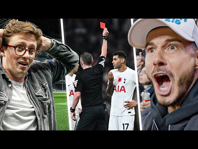 Max Fosh & Billy Wingrove watch CHAOTIC Spurs v Chelsea game! | SCENES