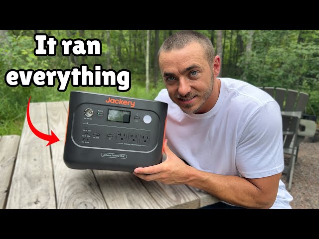 The NEW Jackery 1000 v2, this thing is IMPRESSIVE!! Portable Solar Generator Review