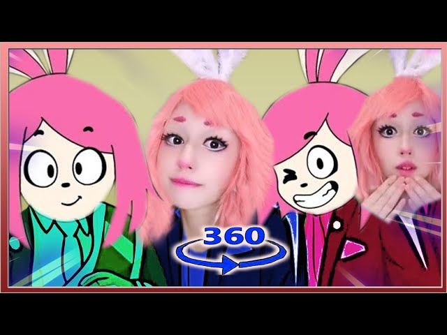 Alex Rabbit TikTok Animation from @alexrabbit in the Coffin dance style meme VR 360°