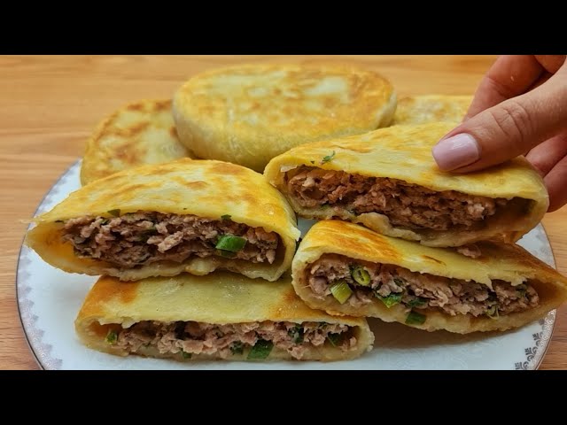 When you have flour, water, and some ground beef at home! Anyone can cook this recipe! #242