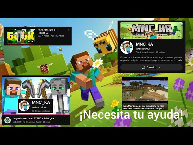 ¡Ayuda a este niño a cumplir su sueño! @MinecraftKA