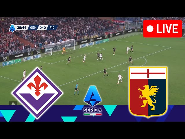 🔴FIORENTINA VS GENOA [LIVE] | SERIE A 24/25 Full Match Streaming PES 2021