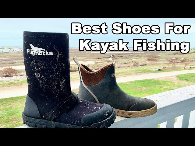 What To Wear On Your Feet When Kayak Fishing (Water Shoes or Waterproof Boots?)