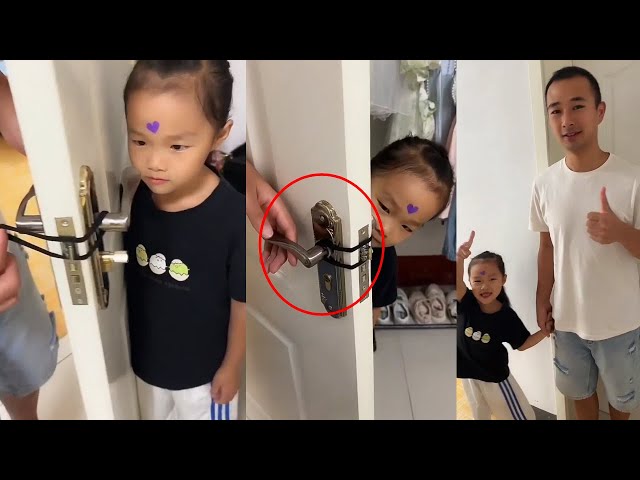 Now You Don't Have To Worry About Forgetting Your Keys.#cutebaby#funnyvideos#smile