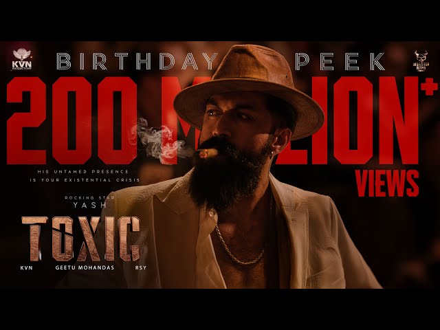 Toxic: Birthday Peek | Rocking Star Yash | Geetu Mohandas | KVN Productions | Monster Mind Creations