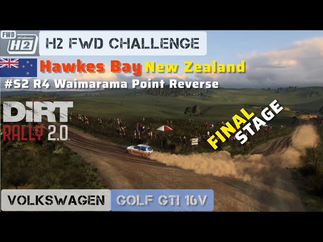 FINAL STAGE - DiRT Rally 2.0 - NEW ZEALAND - H2 FWD CHALLENGE - S2 R04 @ja_gameplay