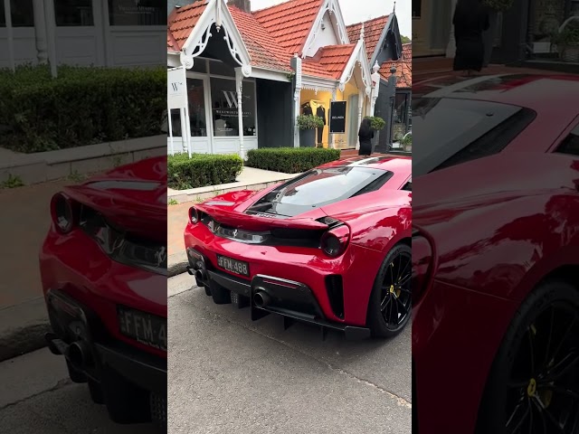 Ferrari 488 Pista Revving