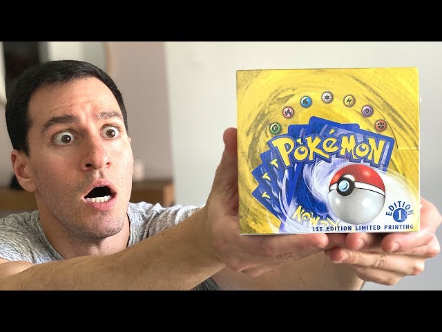 *THE RAREST BOX IN THE WORLD!* Vintage Pokemon Cards!