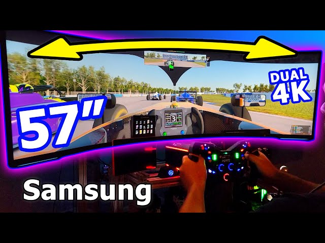 Is the 57" Samsung Odyssey Neo G9 the BEST sim racing monitor ever?