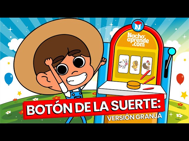 Botón De La Suerte Con Animales De La Granja | Canciones | Juegos Infantiles