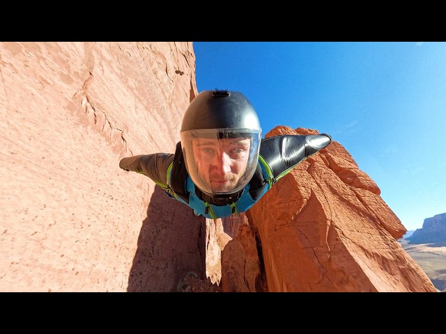 Wingsuit BASE Jump Paria Canyon Flake Run | Immersive 360 VR