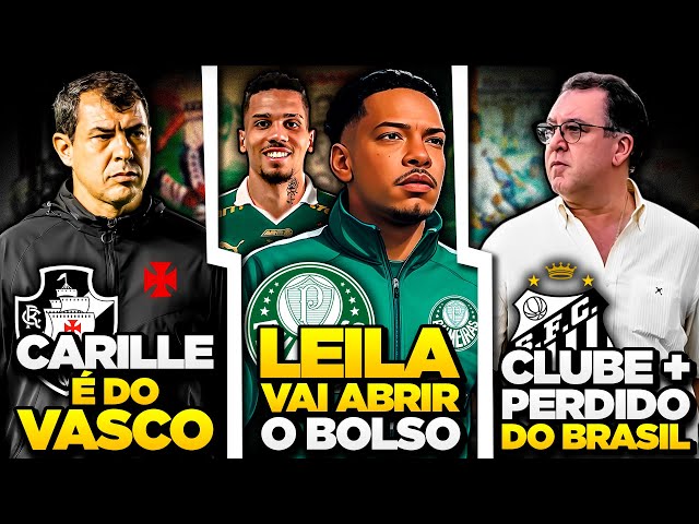 PAULINHO e M. PEREIRA jogadores do PALMEIRAS | Santos PERDIDO | Carille É DO VASCO - Mercado da Bola